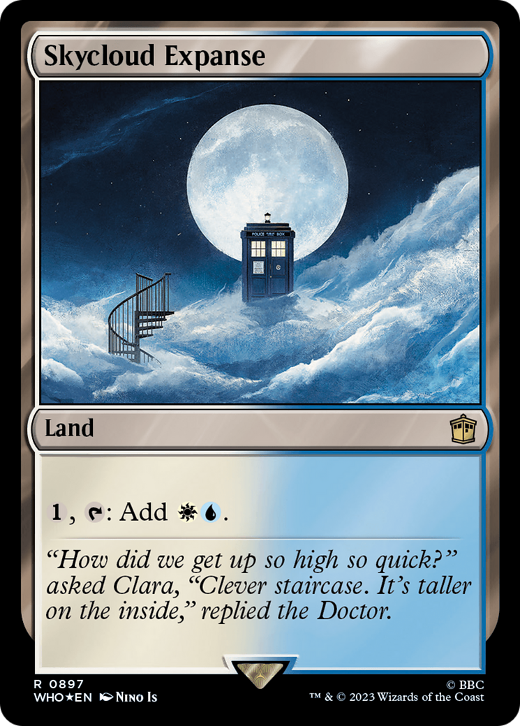 Skycloud Expanse (Surge Foil) [Doctor Who] | Chromatic Games