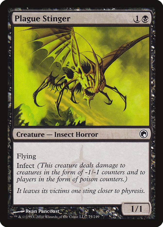 Plague Stinger 75/249 (Scars of Mirrodin)  | Chromatic Games