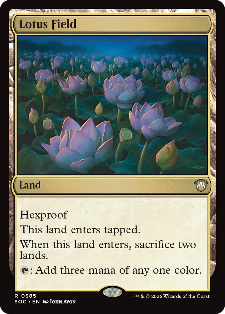 Lotus Field [Secrets of Strixhaven Commander] | Chromatic Games