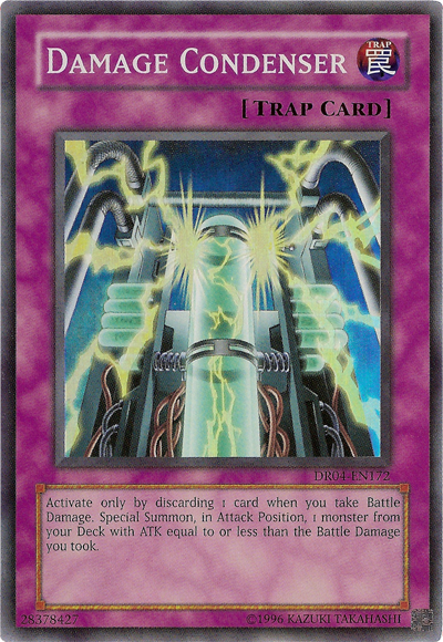Damage Condenser [DR04-EN172] Super Rare | Chromatic Games