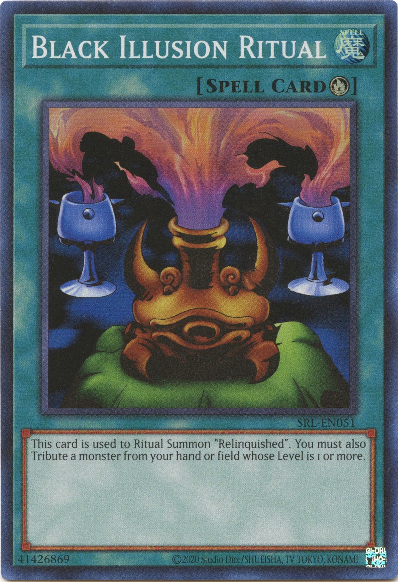 Black Illusion Ritual (25th Anniversary) [SRL-EN051] Super Rare | Chromatic Games