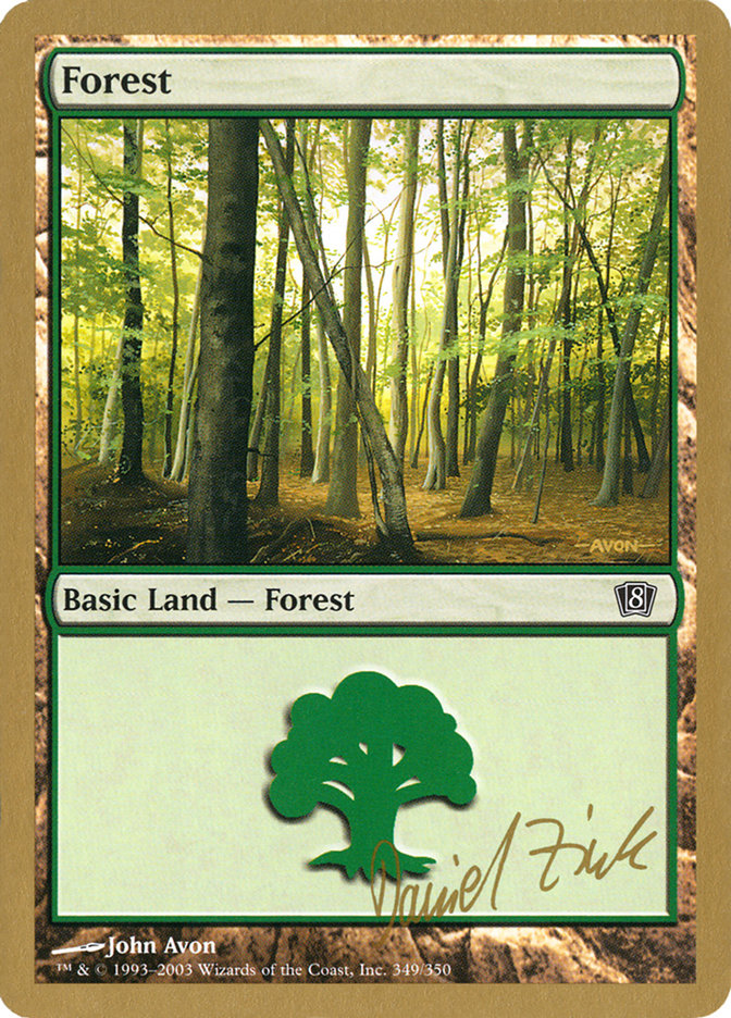 Forest (dz349) (Daniel Zink) [World Championship Decks 2003] | Chromatic Games