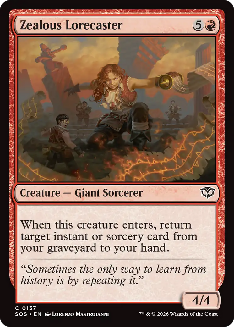 Zealous Lorecaster [Secrets of Strixhaven] | Chromatic Games