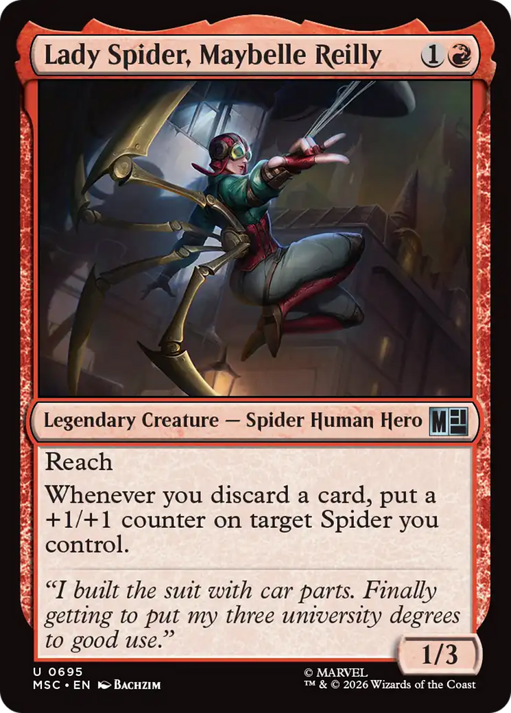 Lady Spider, Maybelle Reilly [Marvel Super Heroes Commander] | Chromatic Games