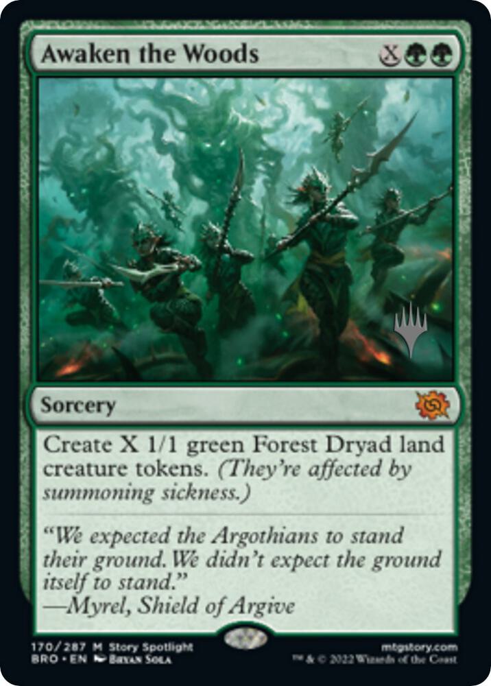 Awaken the Woods 170 (Promo Pack: The Brothers' War)  - Foil | Chromatic Games
