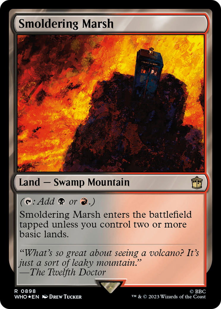 Smoldering Marsh (Surge Foil) [Doctor Who] | Chromatic Games