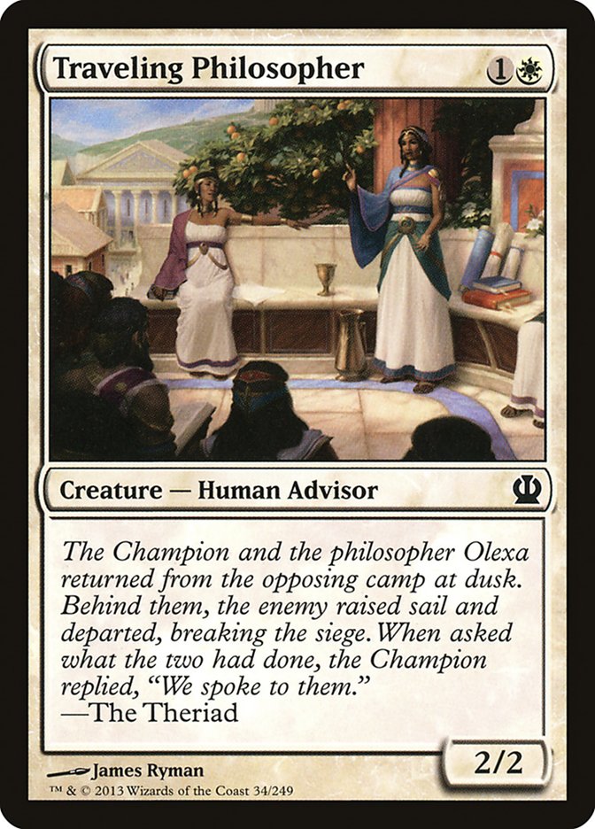 Traveling Philosopher 34/249 (Theros)  | Chromatic Games