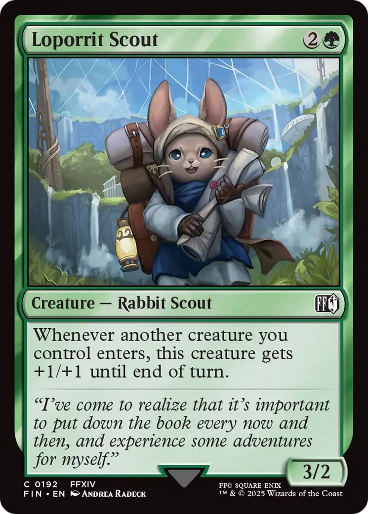 Loporrit Scout [FINAL FANTASY] | Chromatic Games