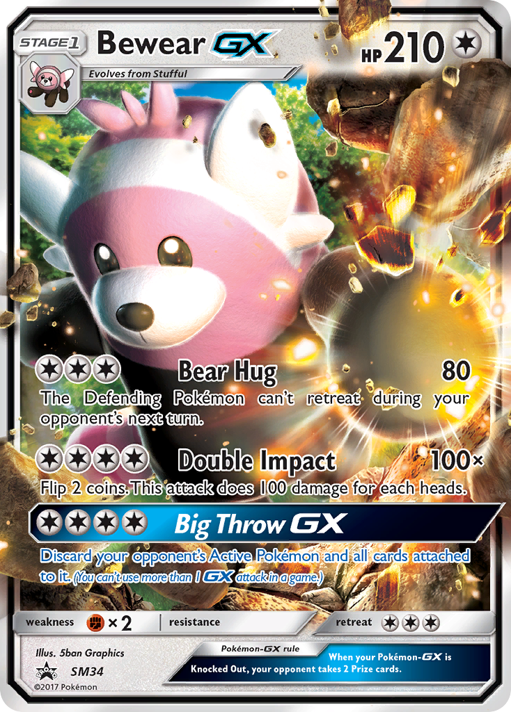 Bewear GX (SM34) [Sun & Moon: Black Star Promos] | Chromatic Games