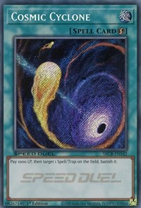 Cosmic Cyclone (Secret) [SBCB-EN142] Secret Rare | Chromatic Games