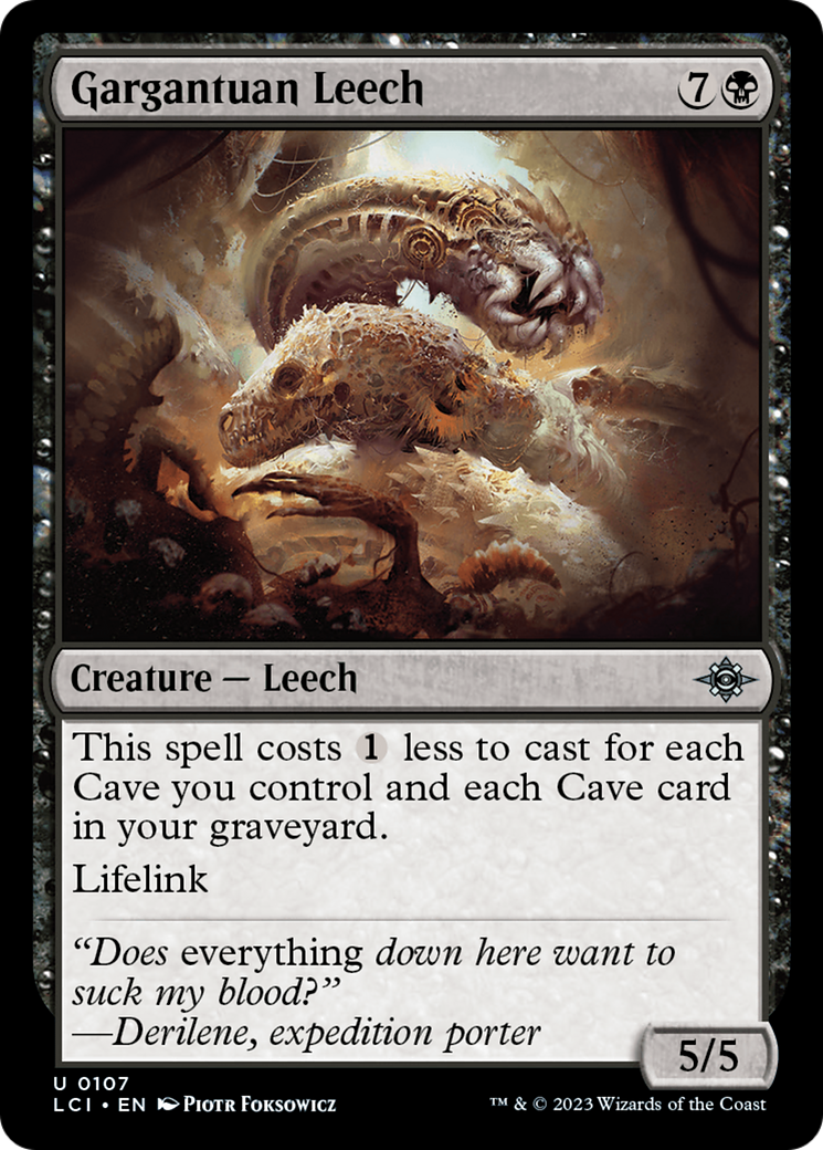 Gargantuan Leech [The Lost Caverns of Ixalan] | Chromatic Games