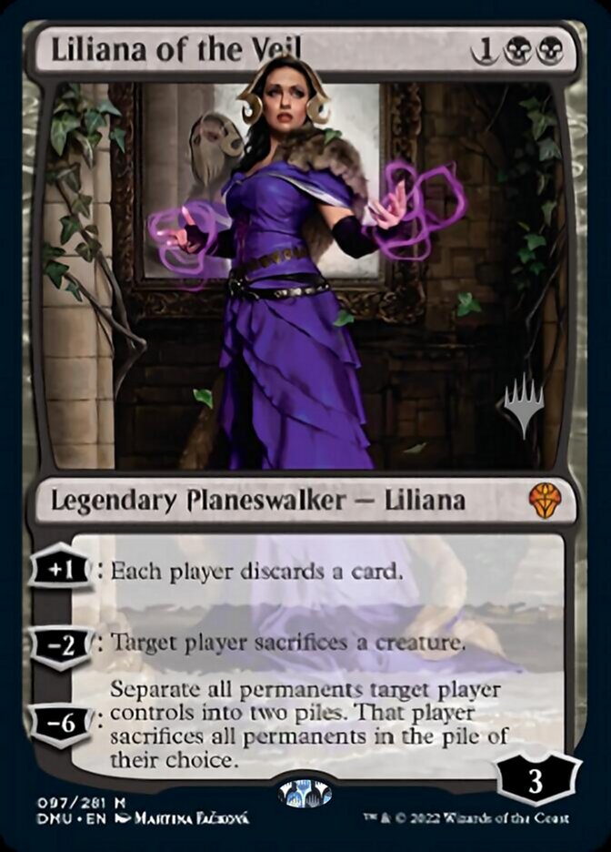 Liliana of the Veil (Promo Pack) [Dominaria United Promos] | Chromatic Games