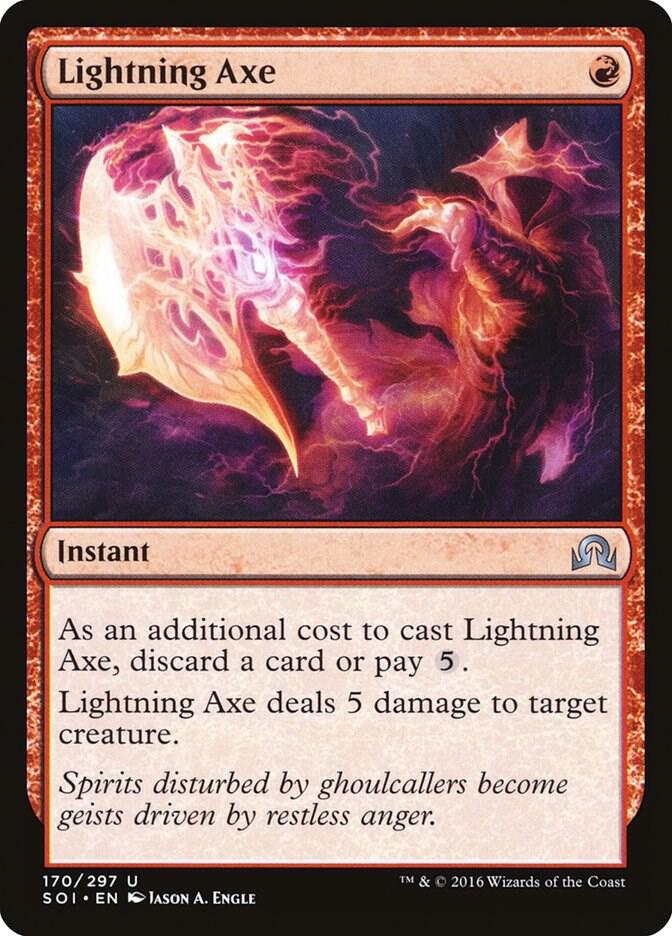 Lightning Axe 170/297 (Shadows over Innistrad)  | Chromatic Games