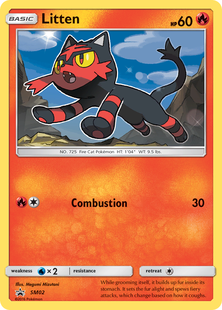 Litten (SM02) [Sun & Moon: Black Star Promos] | Chromatic Games