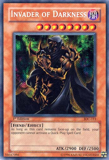 Invader of Darkness [IOC-111] Secret Rare | Chromatic Games