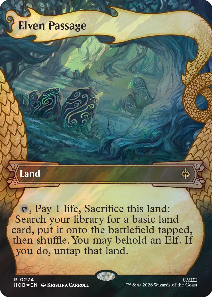 Elven Passage (Showcase) (Surge Foil) [The Hobbit] | Chromatic Games