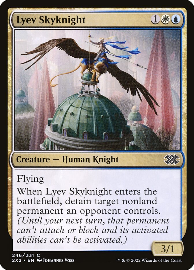 Lyev Skyknight 246/331 (Double Masters 2022)  - Foil | Chromatic Games