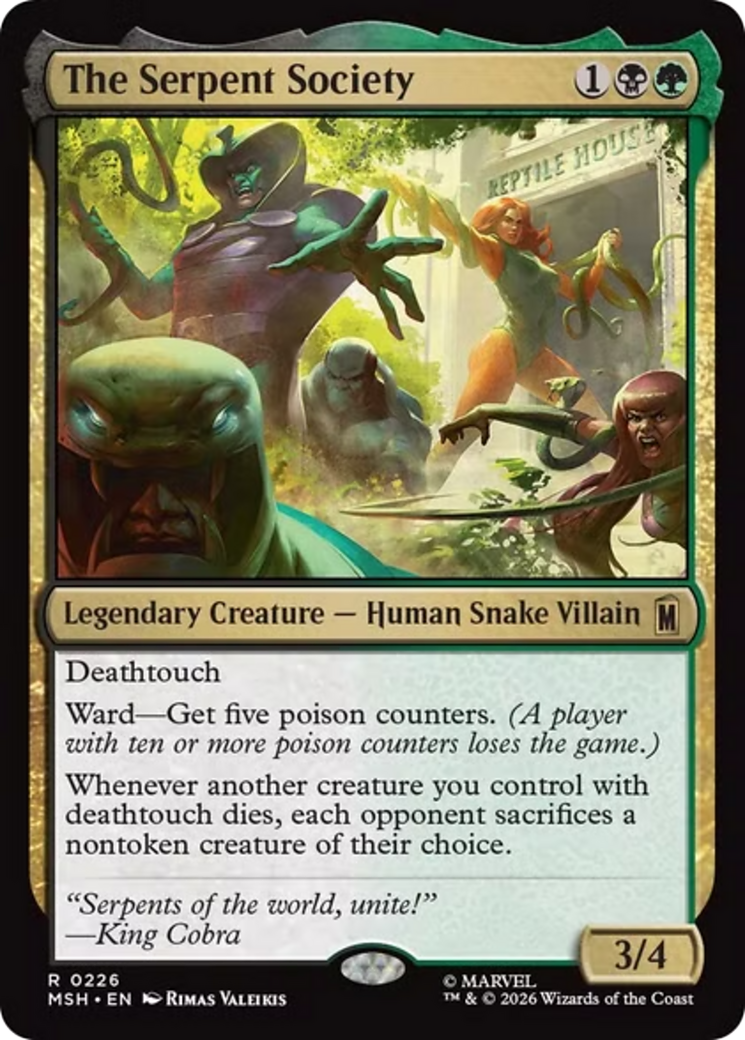 The Serpent Society [Marvel Super Heroes] | Chromatic Games