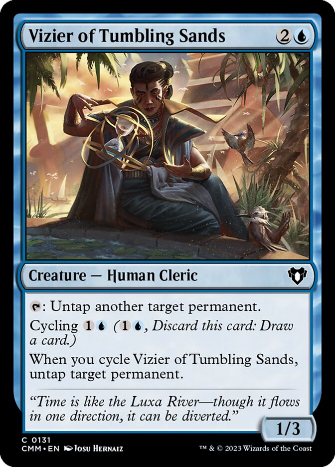 Vizier of Tumbling Sands 131/451 (Commander Masters)  | Chromatic Games