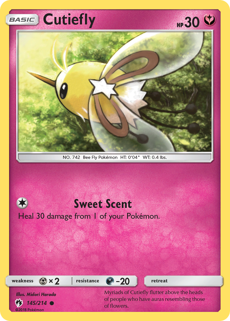 Cutiefly (145/214) [Sun & Moon: Lost Thunder] | Chromatic Games