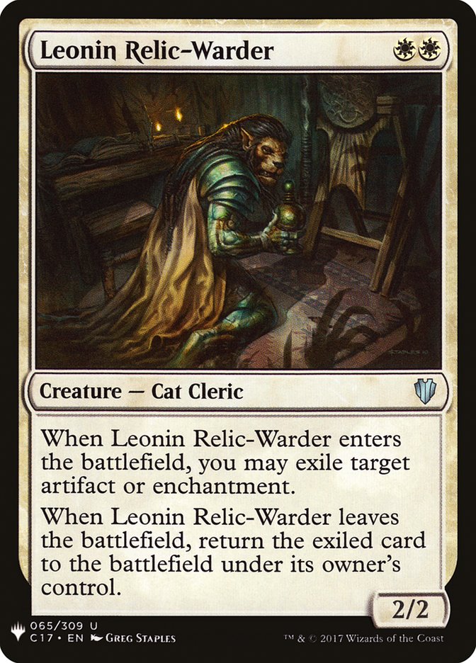 Leonin Relic-Warder [Mystery Booster] | Chromatic Games