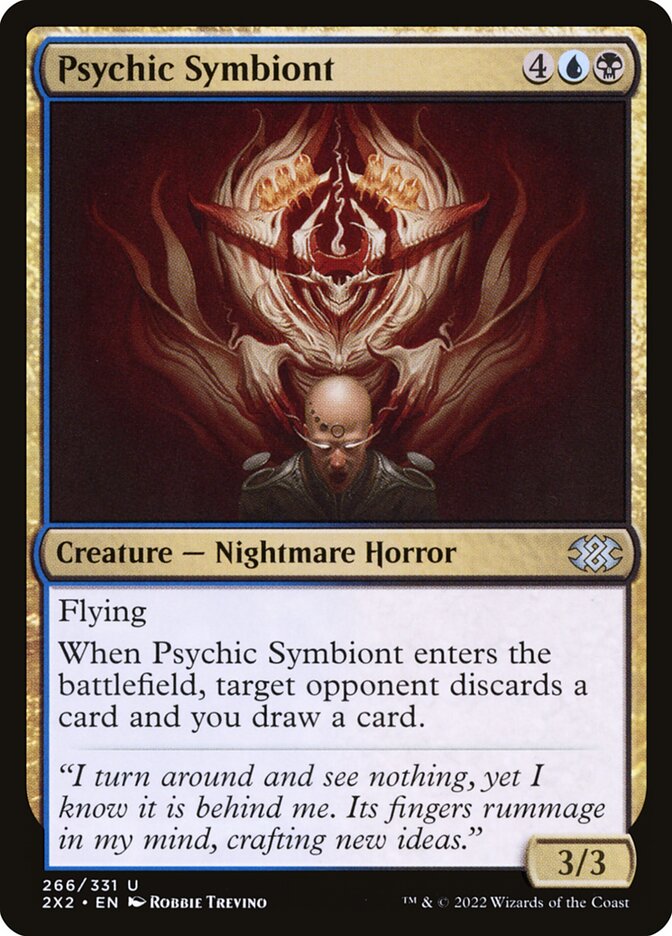 Psychic Symbiont 266/331 (Double Masters 2022)  | Chromatic Games