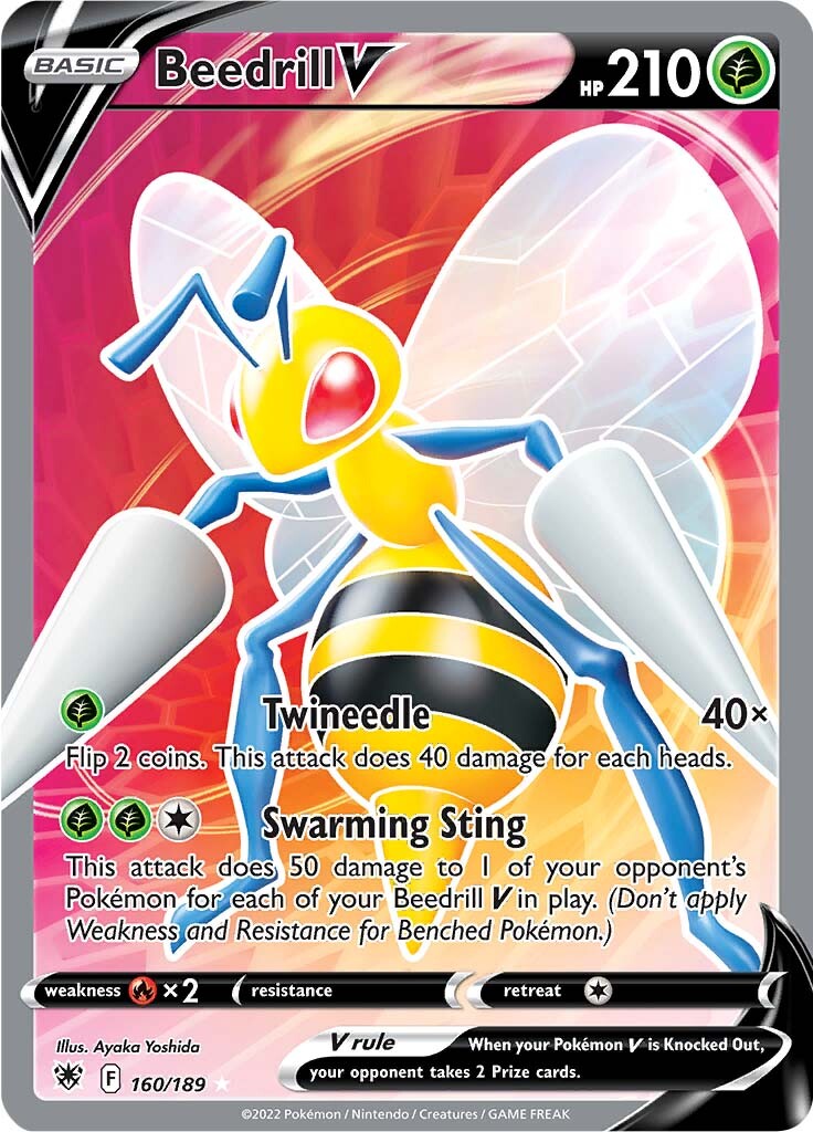 Beedrill V (160/189) [Sword & Shield: Astral Radiance] | Chromatic Games