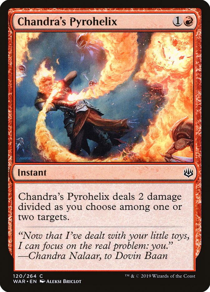 Chandra's Pyrohelix 120/264 (War of the Spark)  | Chromatic Games