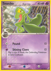 Treecko (68/100) (Delta Species) [EX: Crystal Guardians] | Chromatic Games