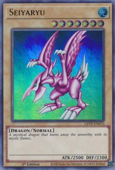 Seiyaryu [GFTP-EN070] Ultra Rare | Chromatic Games