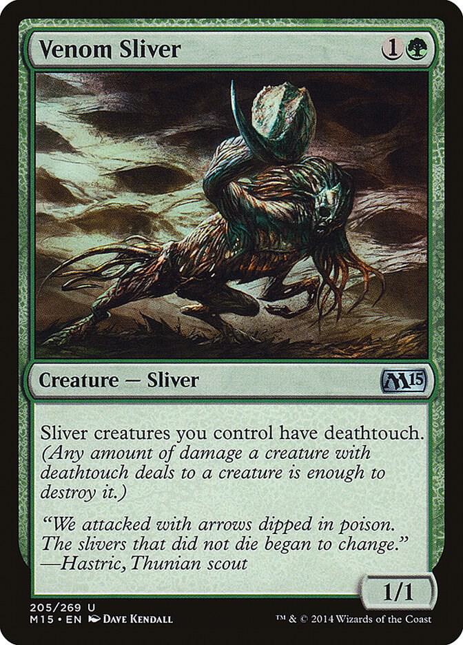 Venom Sliver 205 (Magic 2015 (M15))  | Chromatic Games