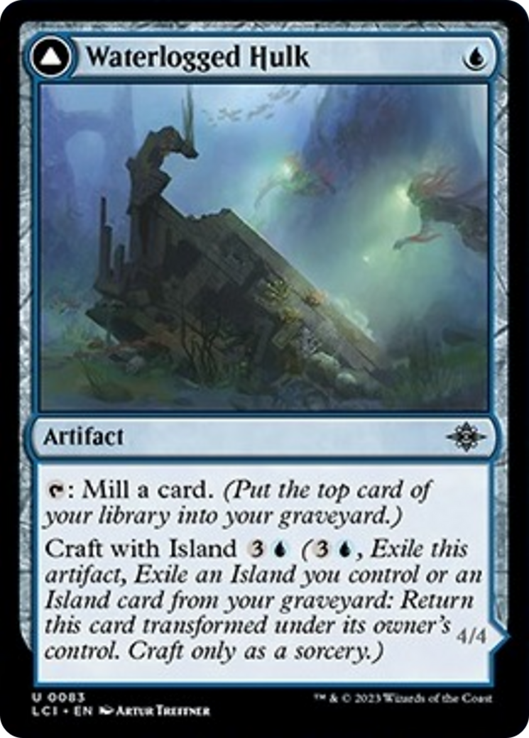 Waterlogged Hulk // Watertight Gondola [The Lost Caverns of Ixalan] | Chromatic Games