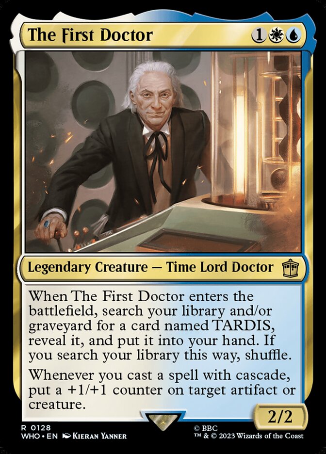 The First Doctor 128/331 (Universes Beyond: Doctor Who)  - Foil | Chromatic Games