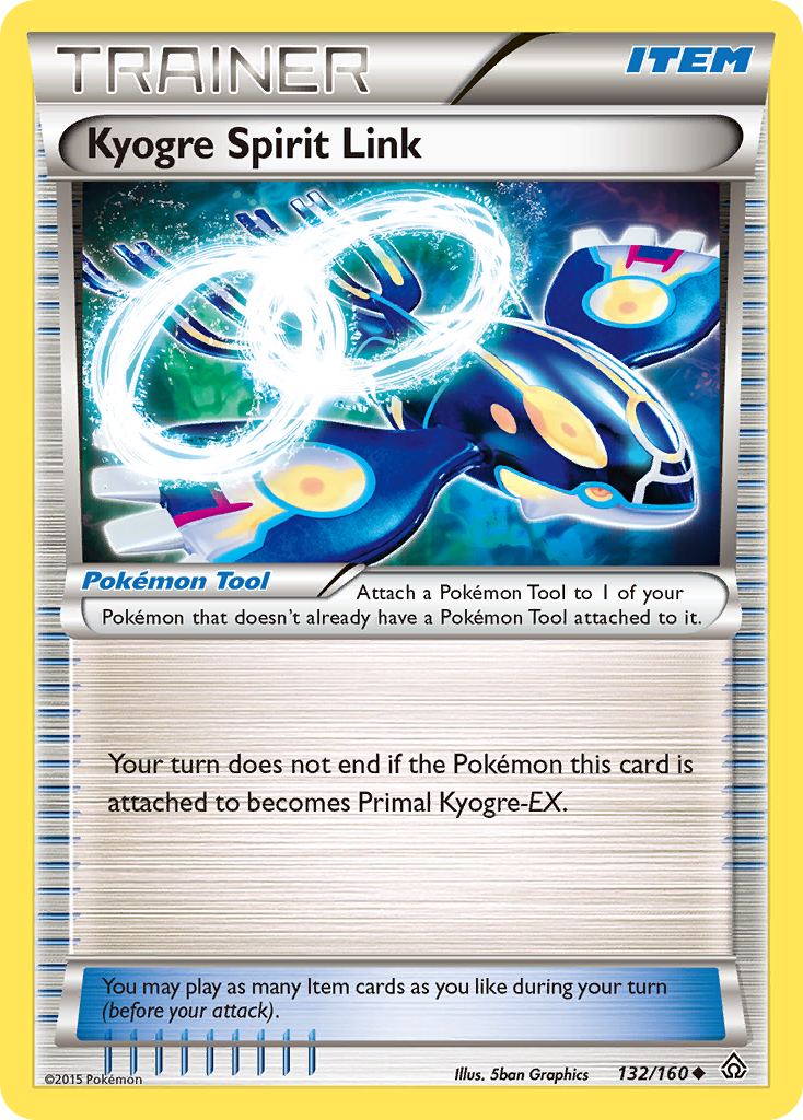 Kyogre Spirit Link (132/160) [XY: Primal Clash] | Chromatic Games