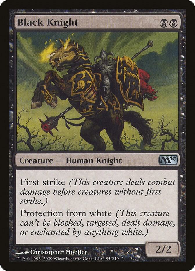 Black Knight 85/249 (Magic 2010 (M10))  | Chromatic Games