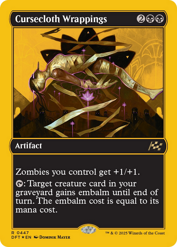 Cursecloth Wrappings (First-Place Foil) [Aetherdrift] | Chromatic Games