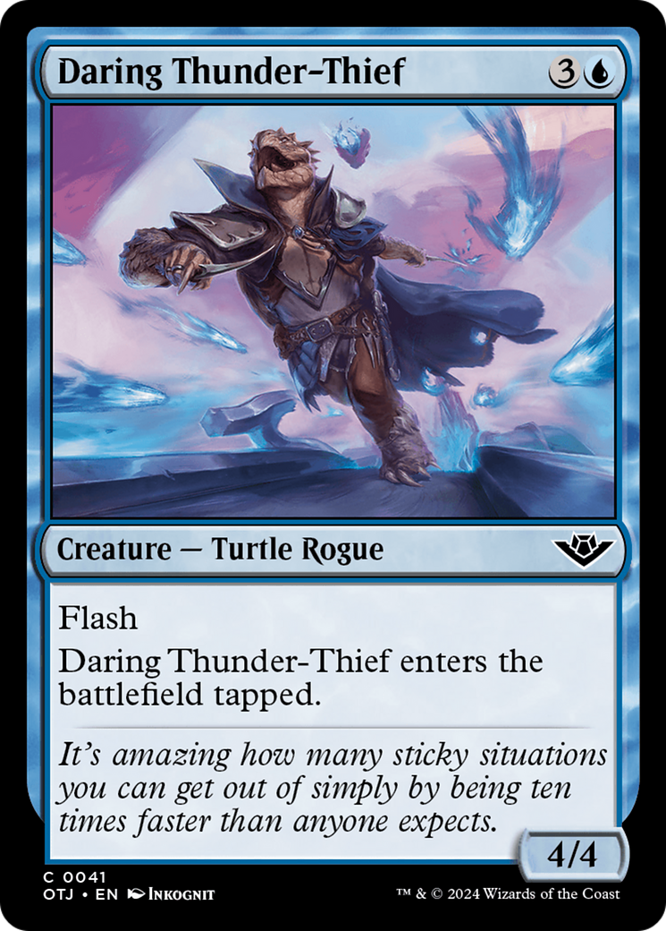 Daring Thunder-Thief [Outlaws of Thunder Junction] | Chromatic Games