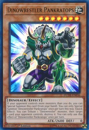 Dinowrestler Pankratops [DUDE-EN036] Ultra Rare | Chromatic Games