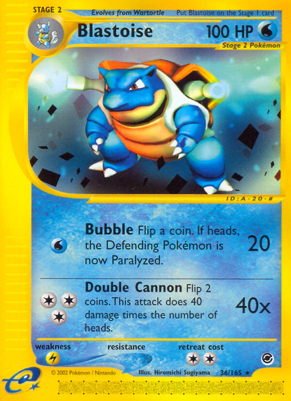 Blastoise (36/165) [Expedition: Base Set] | Chromatic Games