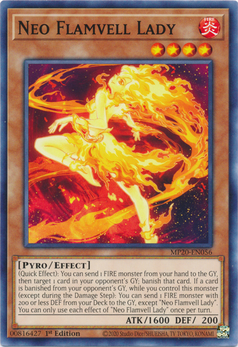 Neo Flamvell Lady [MP20-EN056] Common | Chromatic Games