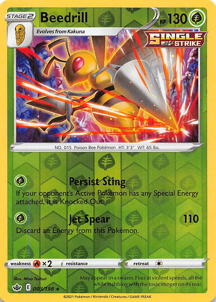 Beedrill (003/198) [Sword & Shield: Chilling Reign] | Chromatic Games