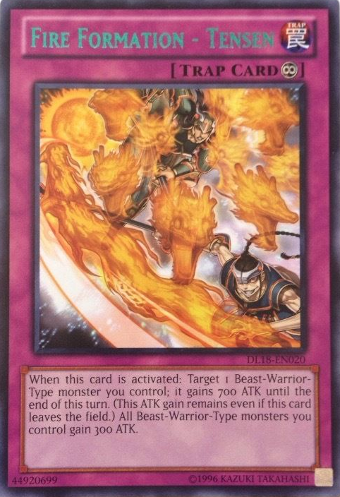 Fire Formation - Tensen (Green) [DL18-EN020] Rare | Chromatic Games