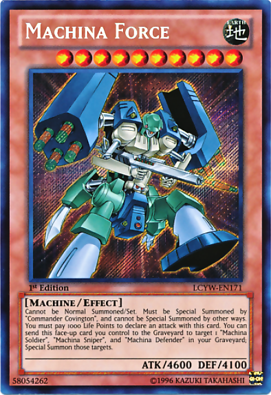 Machina Force [LCYW-EN171] Secret Rare | Chromatic Games