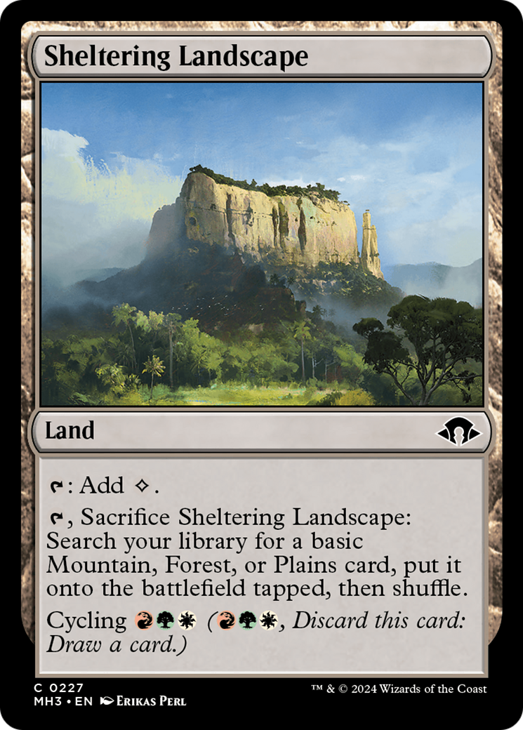 Sheltering Landscape [Modern Horizons 3] | Chromatic Games