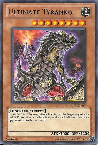 Ultimate Tyranno (Blue) [DL13-EN010] Rare | Chromatic Games