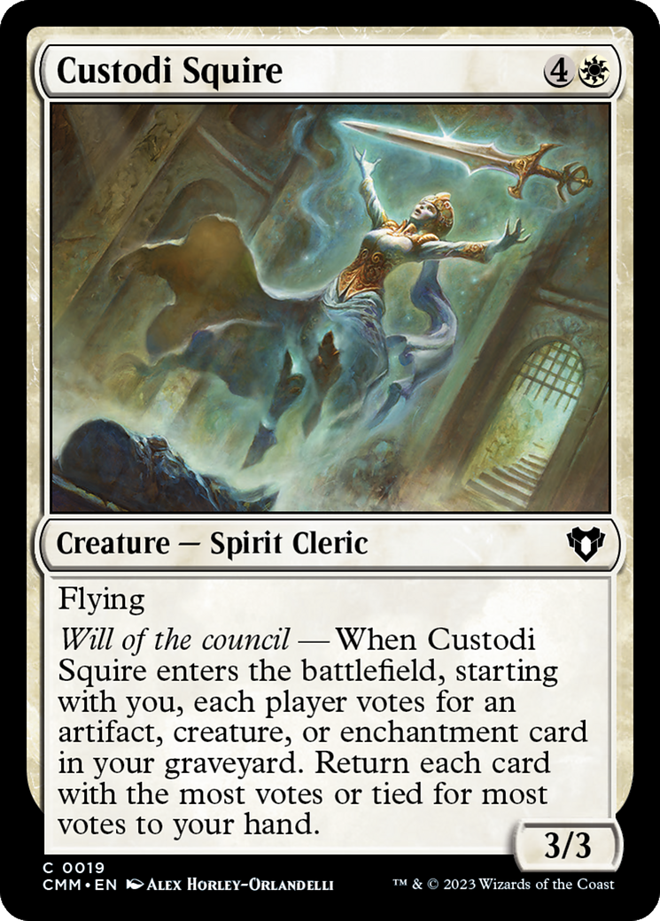 Custodi Squire [Commander Masters] | Chromatic Games