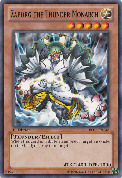 Zaborg the Thunder Monarch [BP01-EN132] Common | Chromatic Games