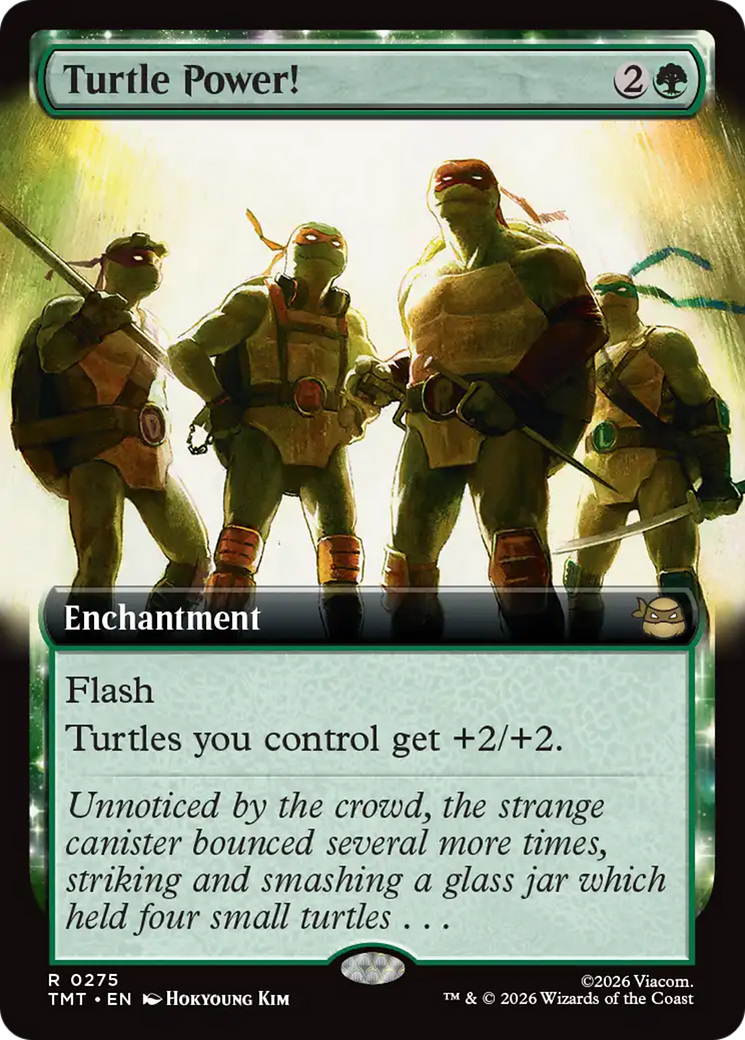 Turtle Power! (Extended Art) [Teenage Mutant Ninja Turtles] | Chromatic Games