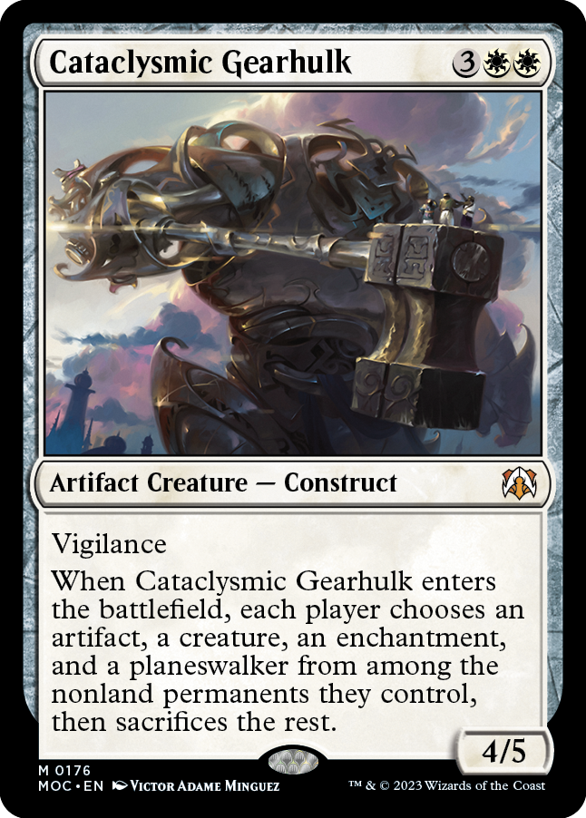 Cataclysmic Gearhulk [March of the Machine Commander] | Chromatic Games