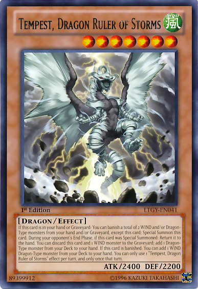 Tempest, Dragon Ruler of Storms [LTGY-EN041] Rare | Chromatic Games